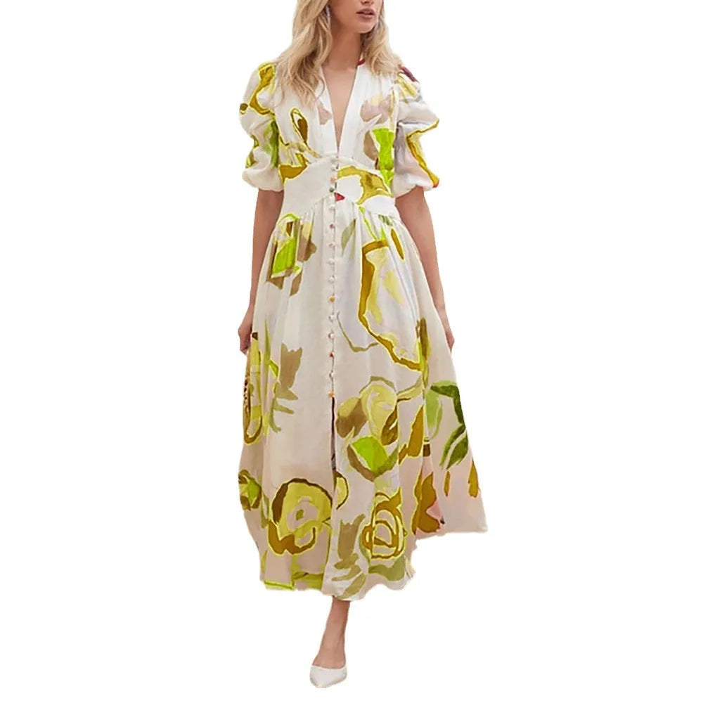 OceanBliss Casual Women Beach Dress 2024