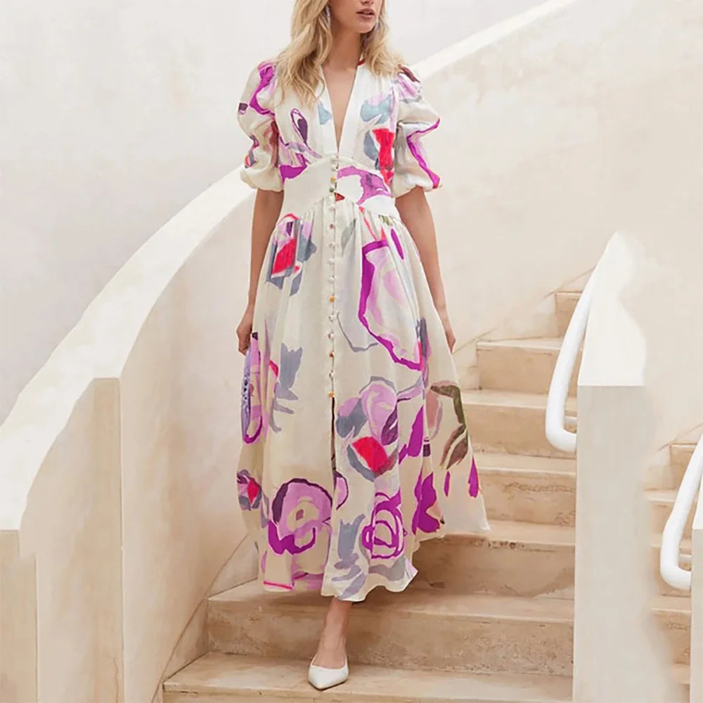 OceanBliss Casual Women Beach Dress 2024