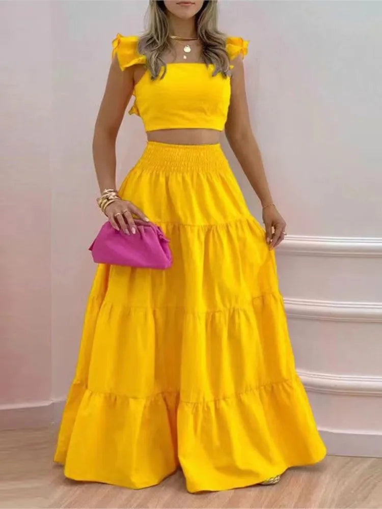 LushStyle elegante vestito a due pezzi