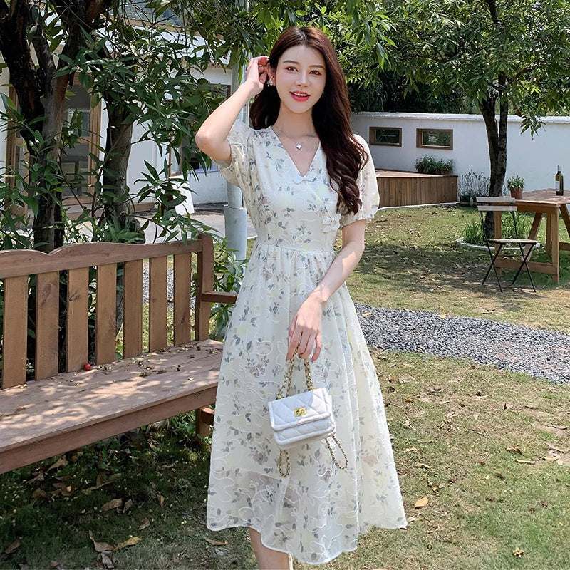 Enchanting Summer Chiffon Fairy Dress