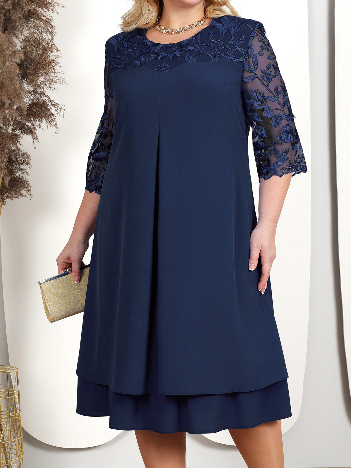 UrbanStyle's Elegante Katoenen Jurk voor Stijlvolle Dagen