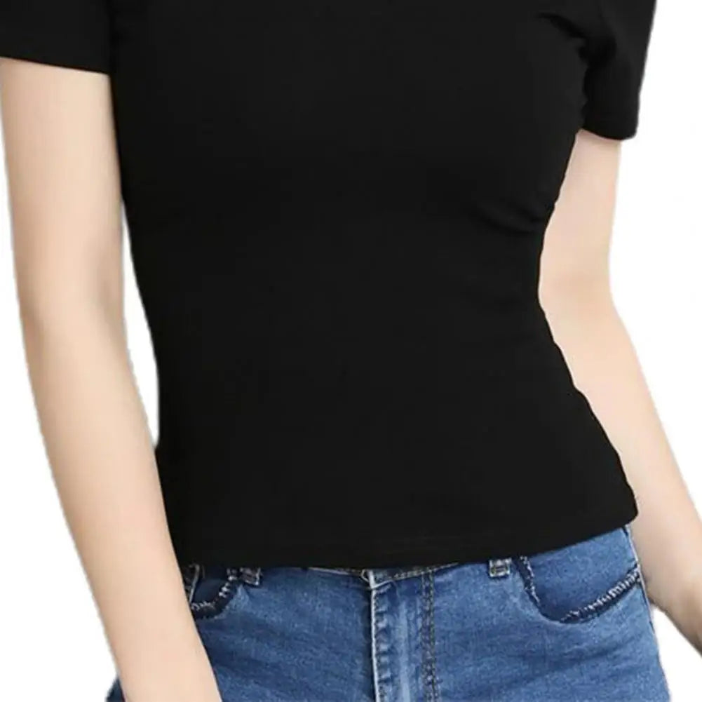 Off-Shoulder Sling T-Shirt voor Vrouwen