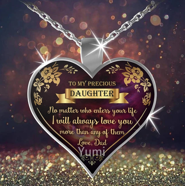 Betoverende "Hart van Liefde" Ketting voor Dochters