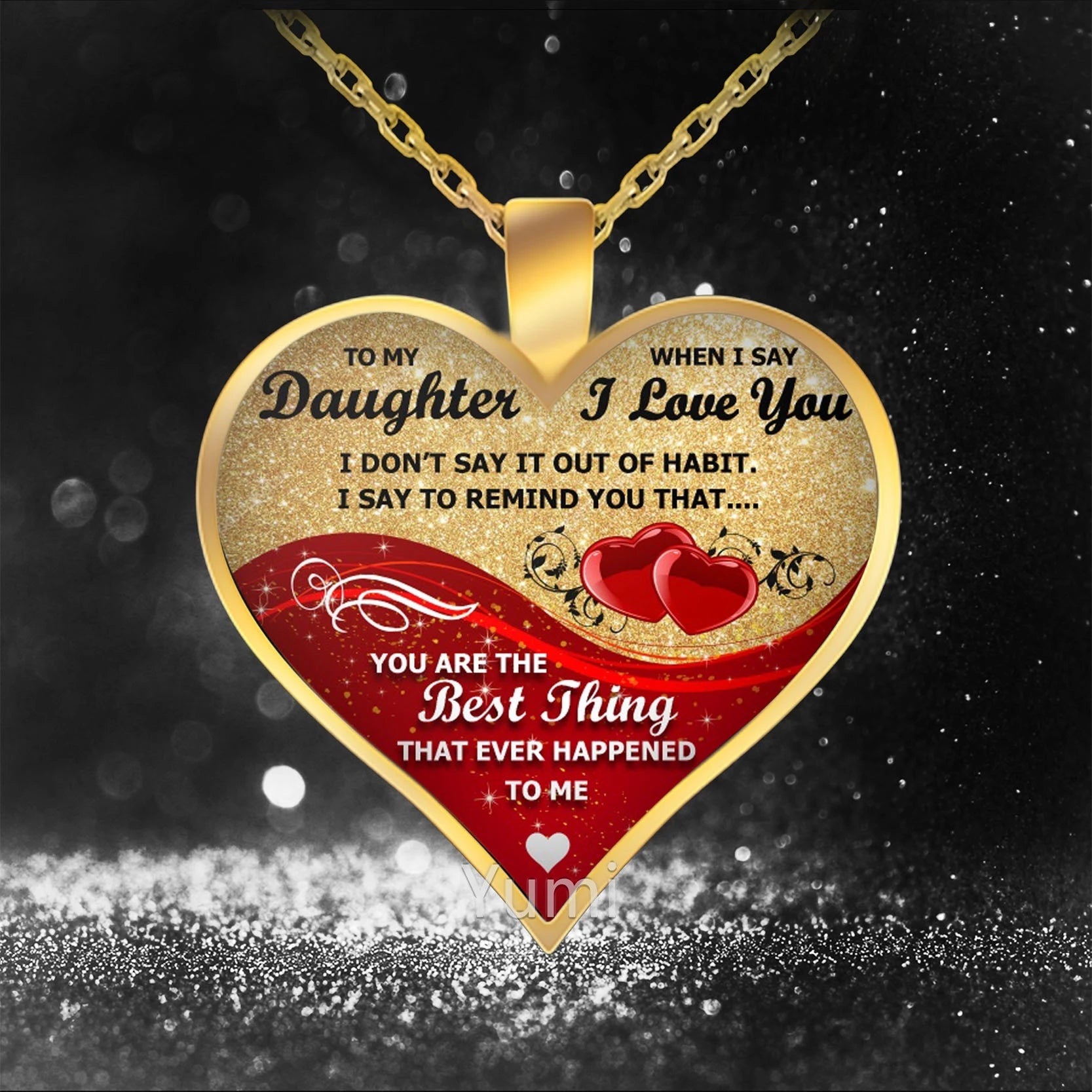 Betoverende "Hart van Liefde" Ketting voor Dochters