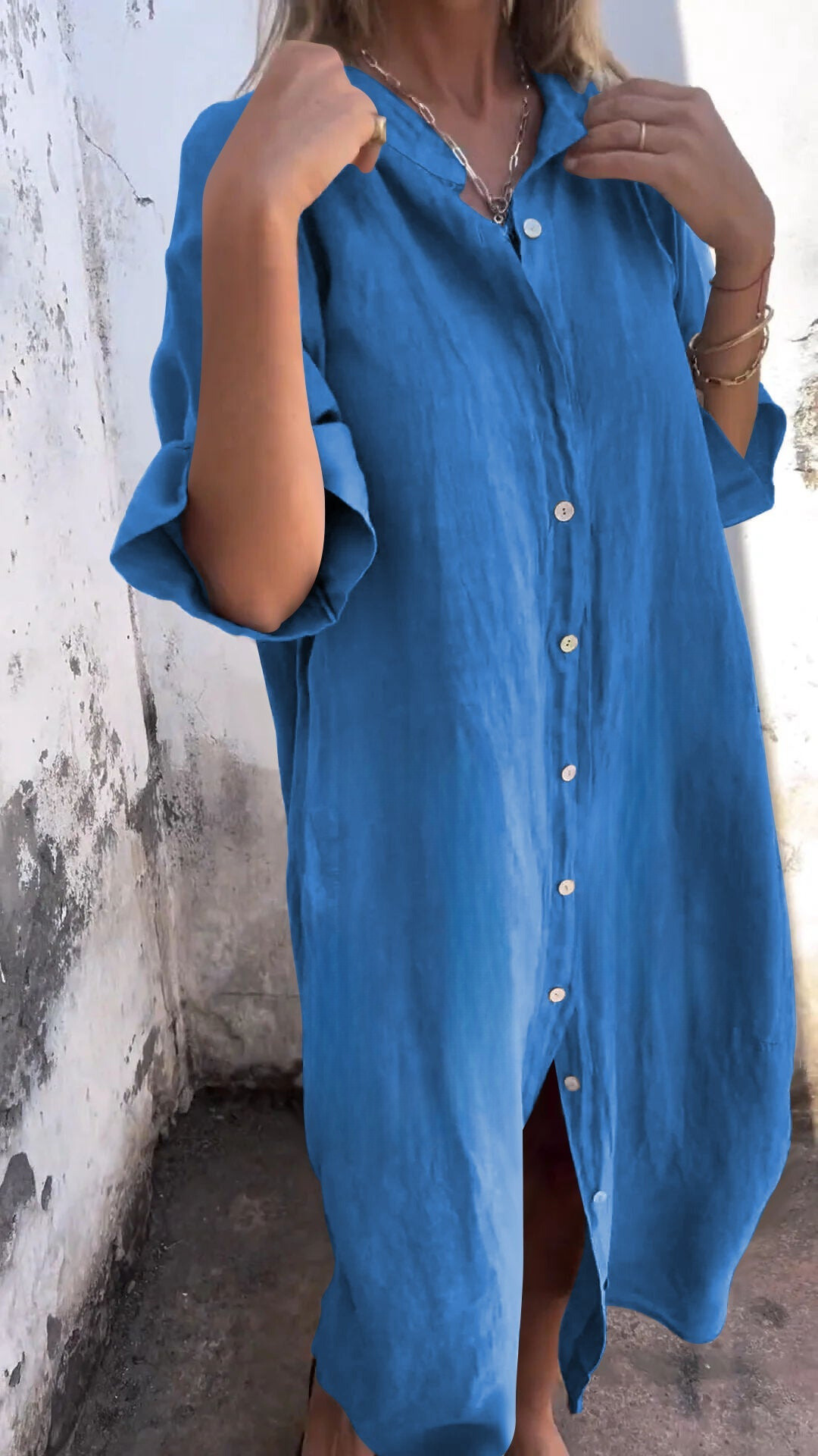 Stylish Maygret Long Blouse from ElegantaStyle