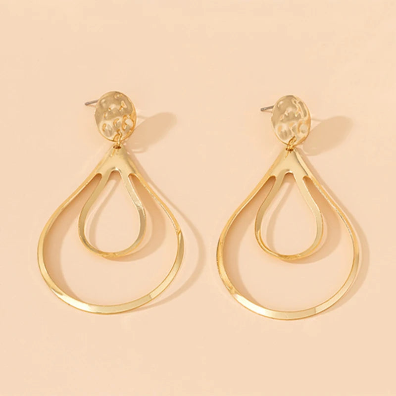 Boucles d'oreilles tendance goutte SparkleQueen