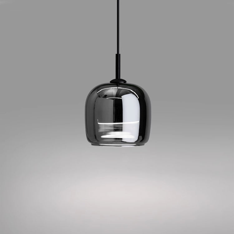 Orelia | Pendant Light | Black Glass