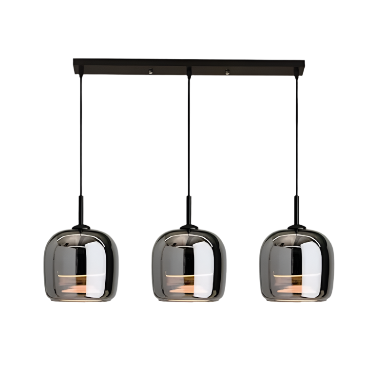 Orelia | Pendant Light | Black Glass