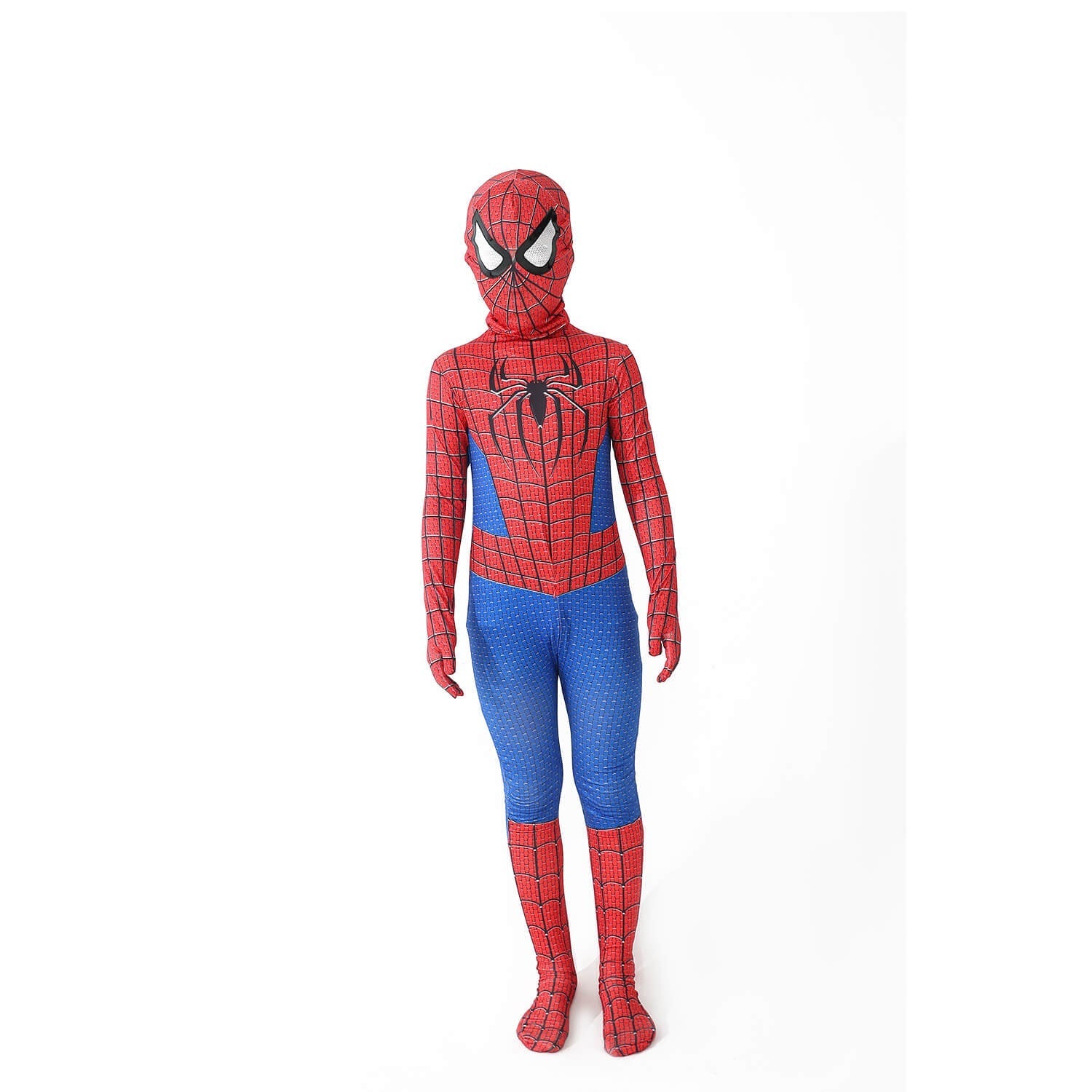 Orimax Spiderman kostuum met avontuurlijk design, ontworpen voor kinderen. Het kostuum heeft het iconische rode en blauwe Spider-Man patroon, inclusief de karakteristieke webstructuur en het gespannen masker met witte ogen. Dit kostuum is ideaal voor jonge avonturiers die de wereld van Spider-Man willen betreden. Perfect voor Halloween, verkleedpartijen of cosplay, en biedt een comfortabele pasvorm voor urenlang speelplezier. Het ontwerp benadrukt de kracht en speelsheid van de beroemde superheld.