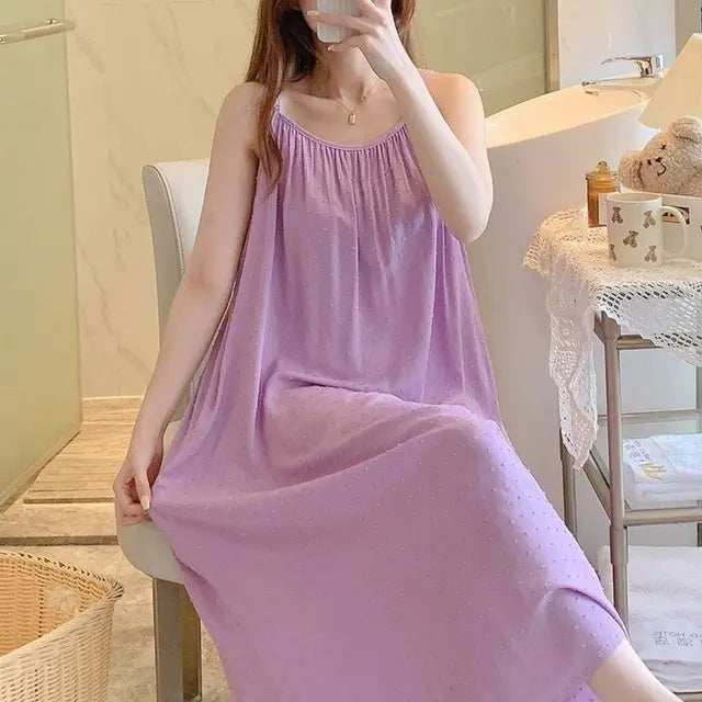Moonlit Whispers Zomerpyjama Jurk
