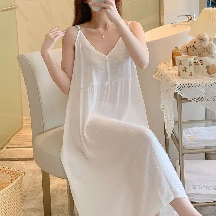 Moonlit Whispers Zomerpyjama Jurk