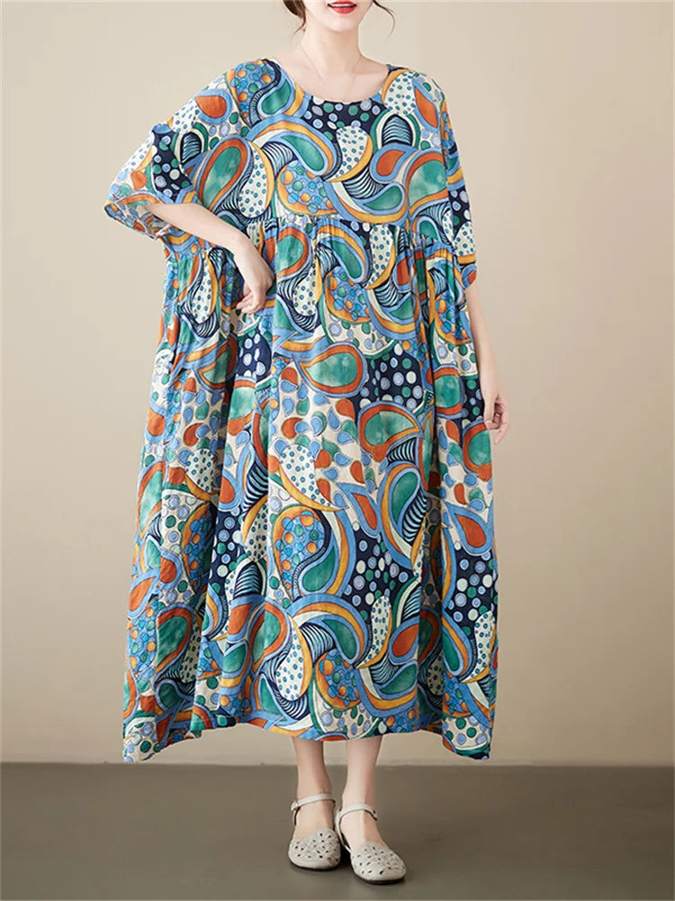 Zomer Boho Vintage Bloemenjurk van Chic Harmony