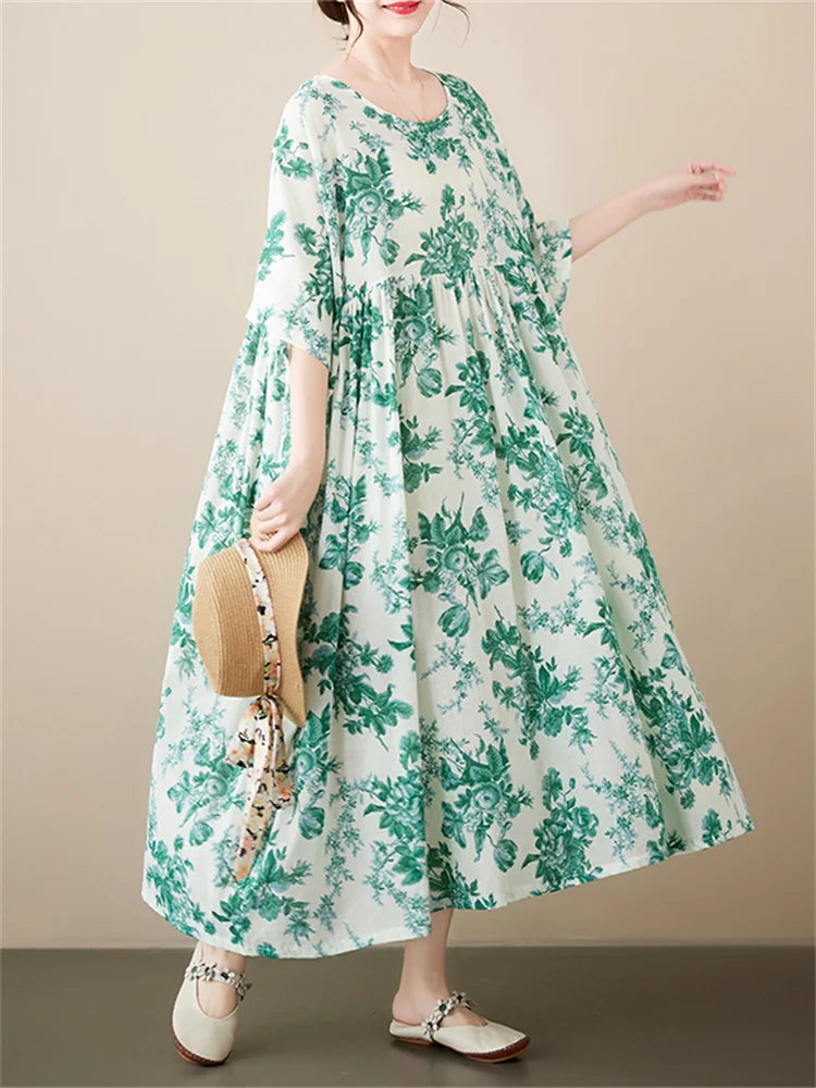 Zomer Boho Vintage Bloemenjurk van Chic Harmony