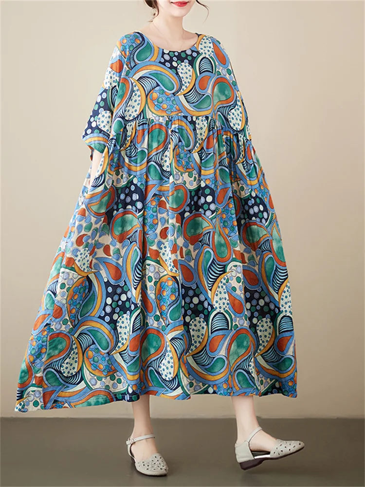 Zomer Boho Vintage Bloemenjurk van Chic Harmony
