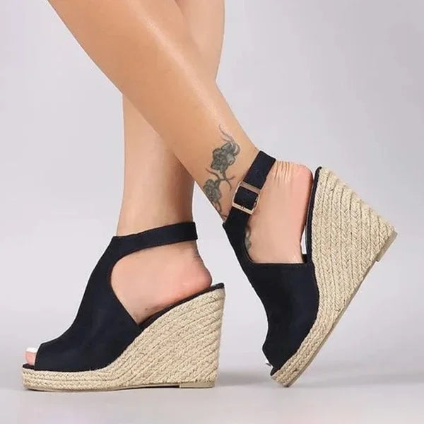 FloraGlow Platform Sandals