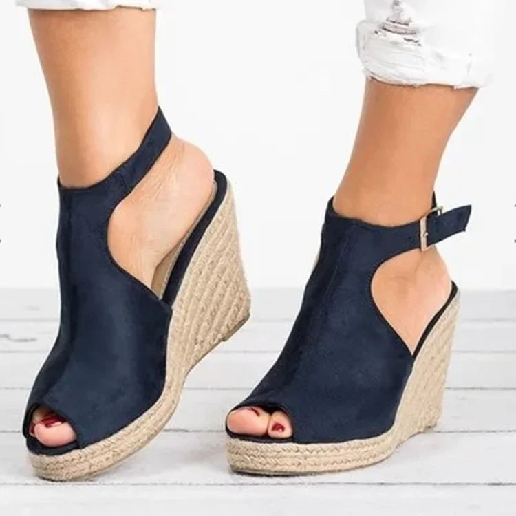 FloraGlow Platform Sandals