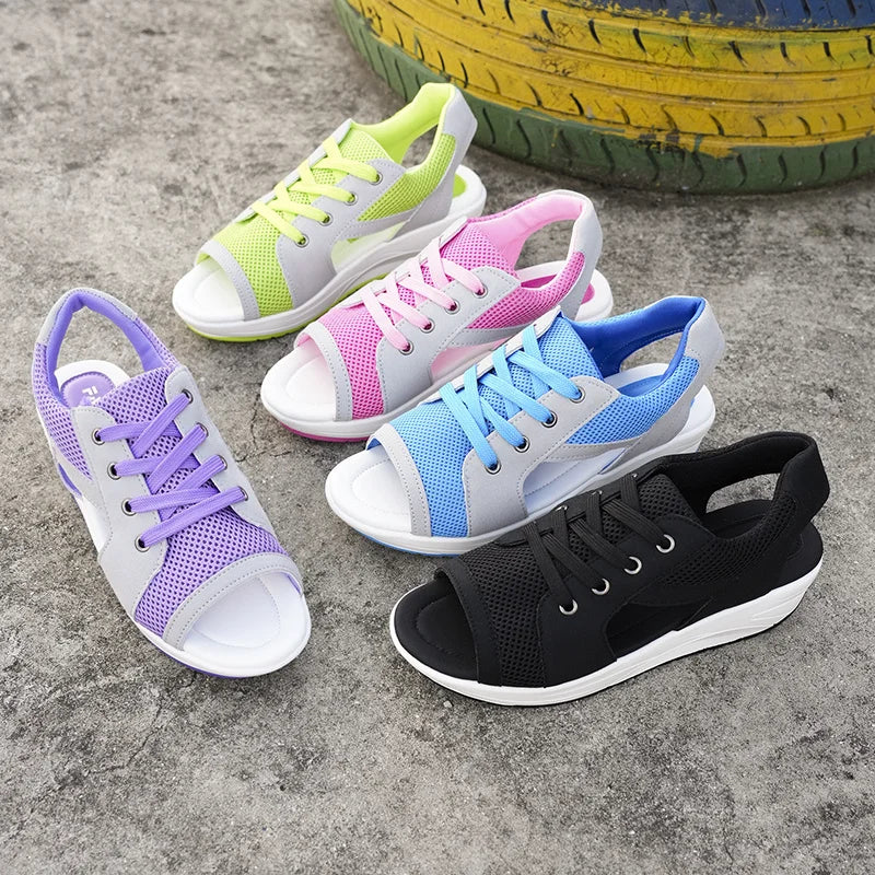 Summer Flat Peep Toe Sandals