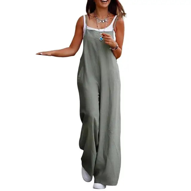 Nette Plus Size Jumpsuit voor Comfortabele Zomerse Stijl
