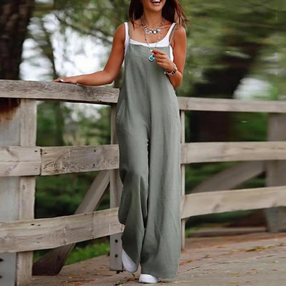 Nette Plus Size Jumpsuit voor Comfortabele Zomerse Stijl