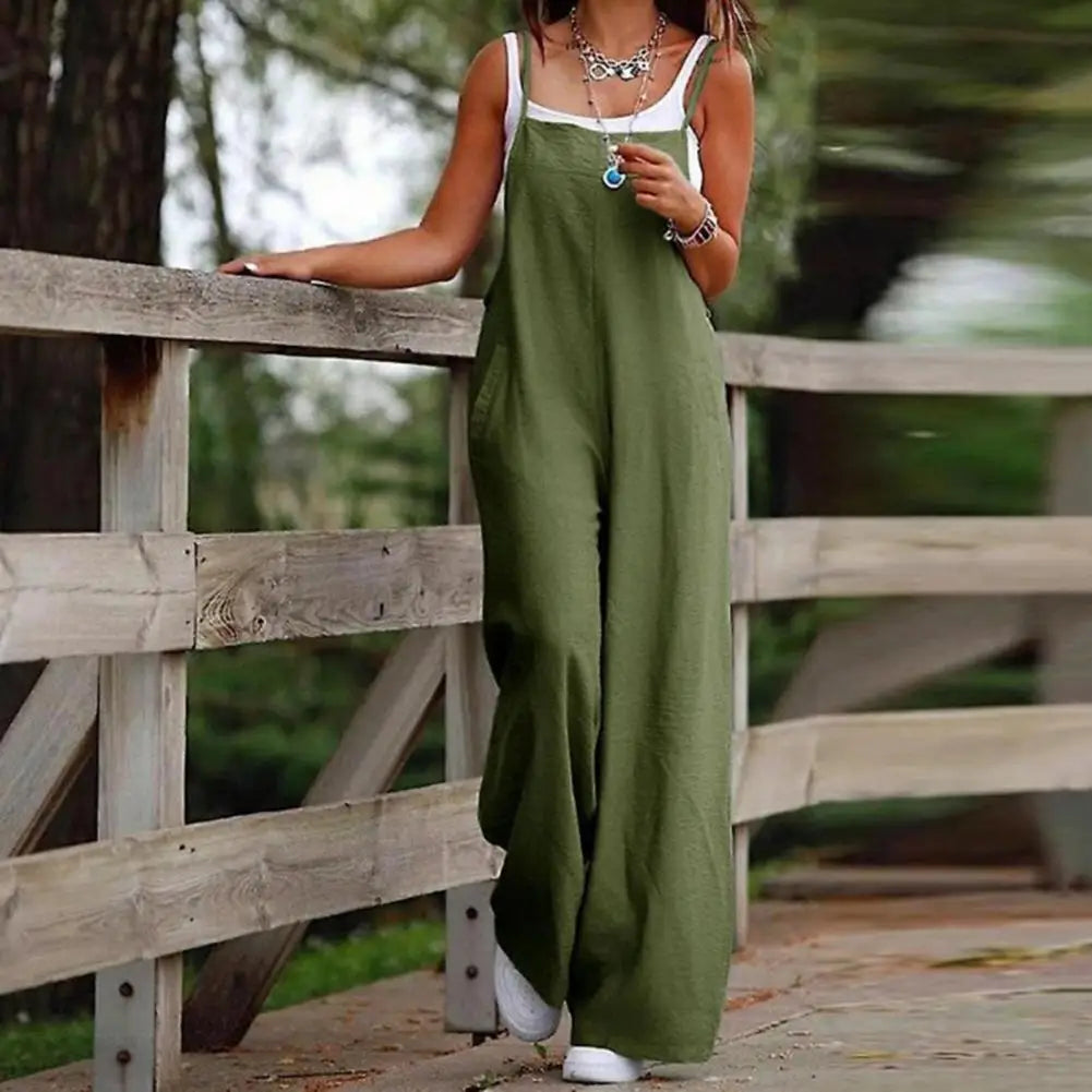 Nette Plus Size Jumpsuit voor Comfortabele Zomerse Stijl