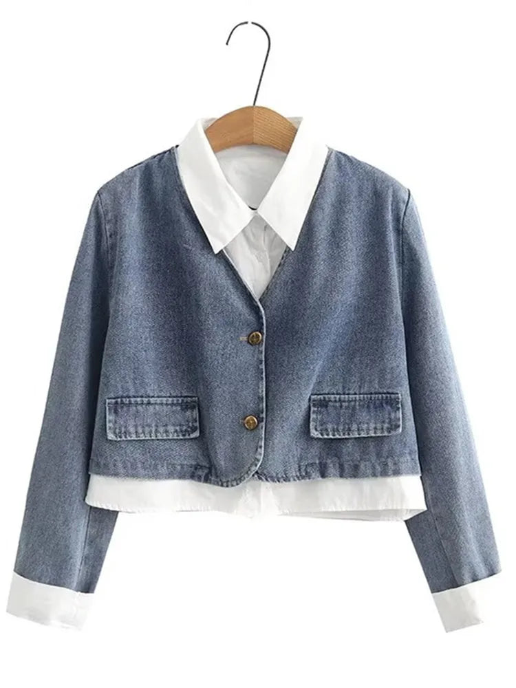 ModeGlamour Plus Size Denim Set