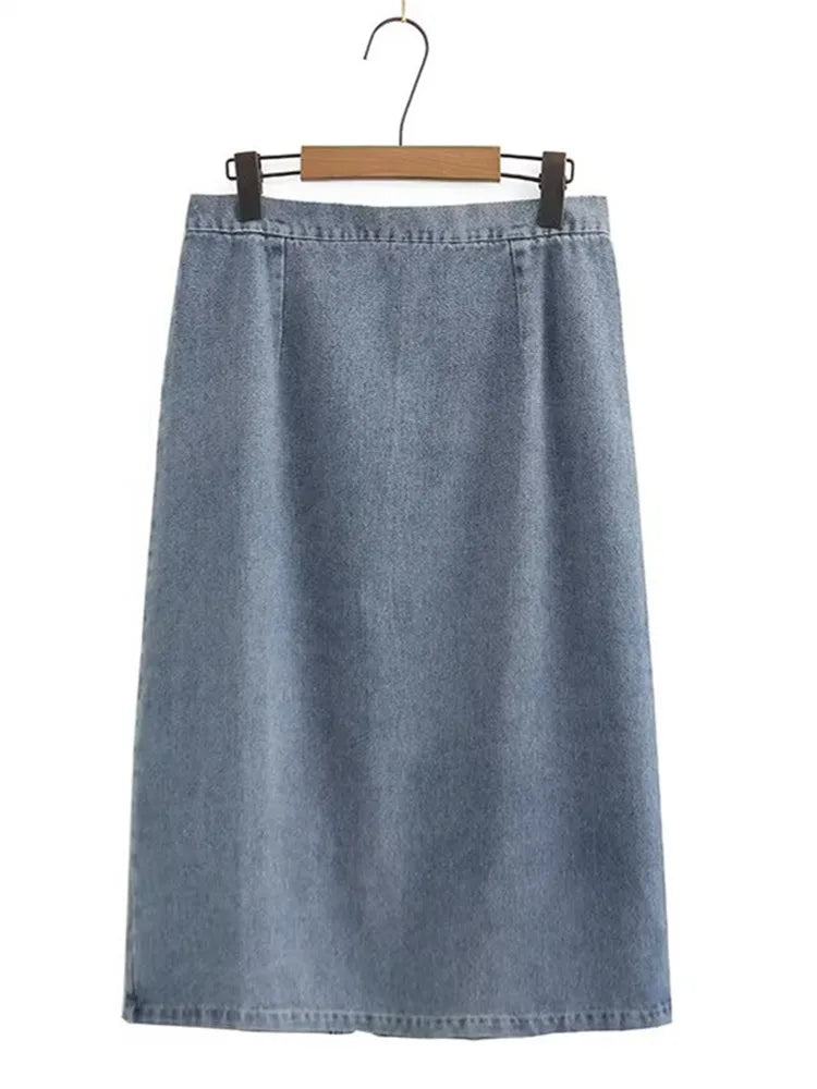 ModeGlamour Plus Size Denim Set