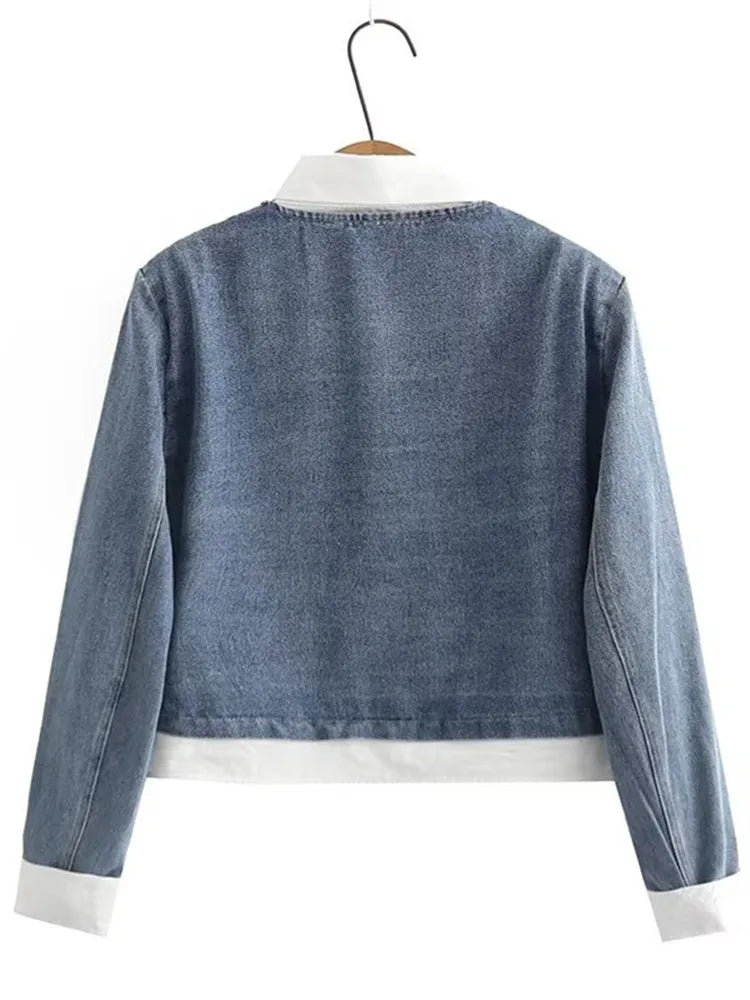 ModeGlamour Plus Size Denim Set