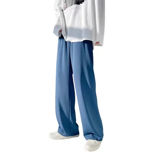 Pantalón de mujer elegante con piernas anchas