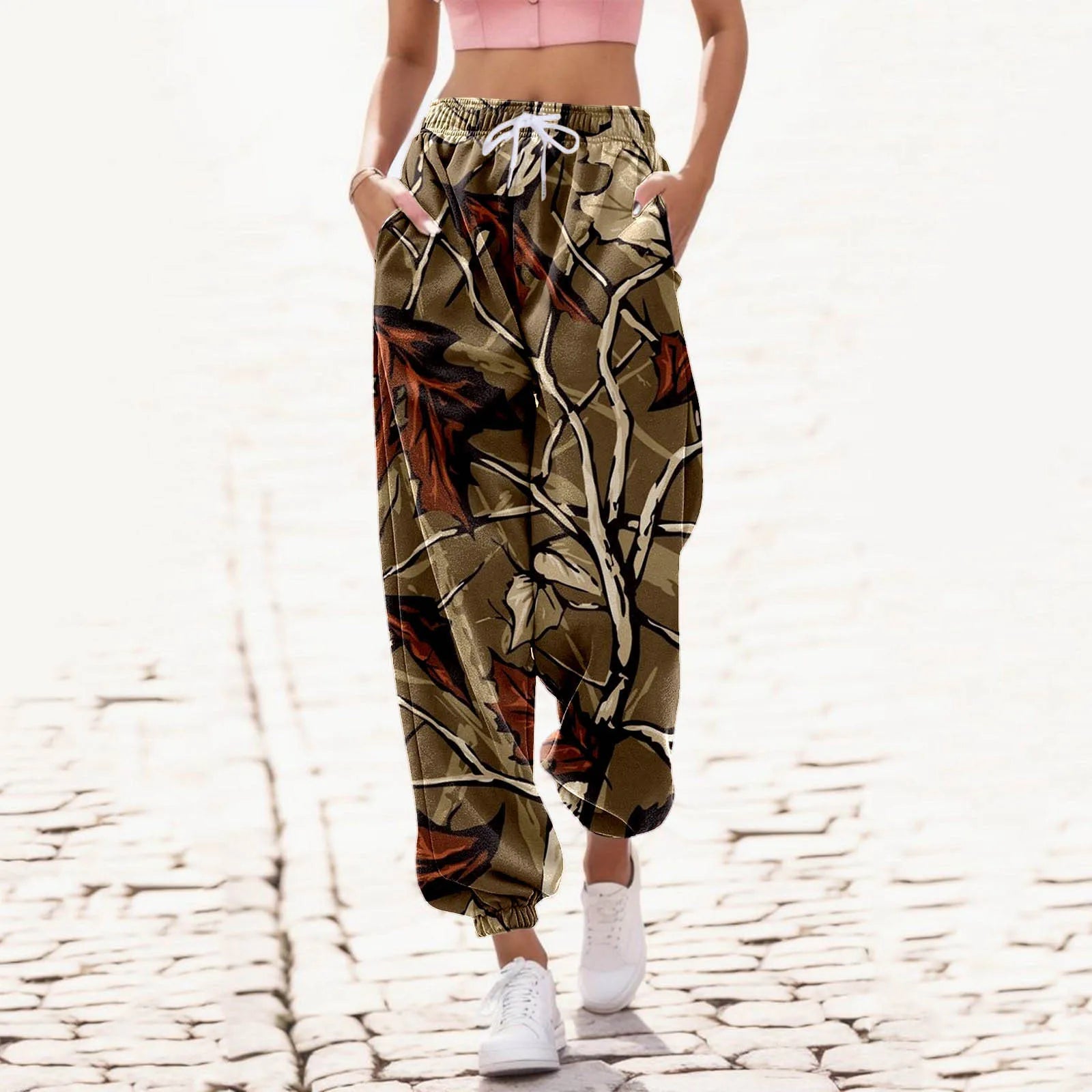 FlexFit Pantaloni Sportivi a Vita Alta per Donna