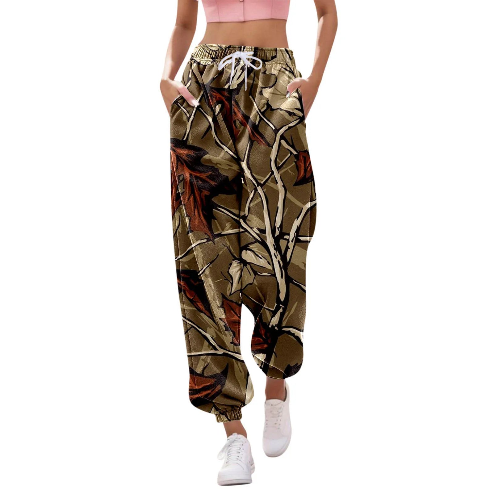 FlexFit Pantaloni Sportivi a Vita Alta per Donna