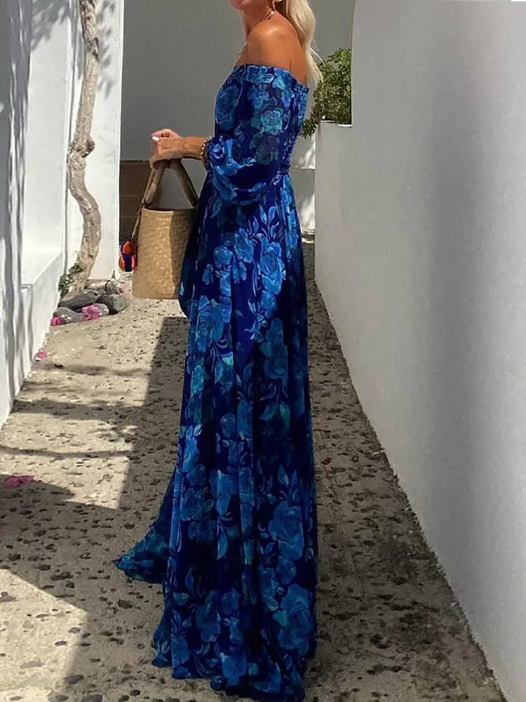 ChicMode Stampa Patchwork Maxi Abito