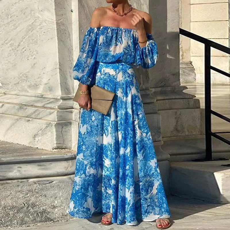 ChicMode Stampa Patchwork Maxi Abito