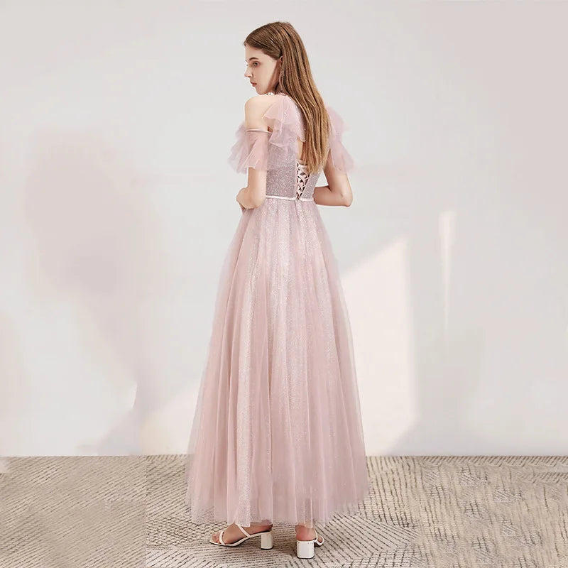 Luxury Evening Dress For Weddings with Long Sleeves