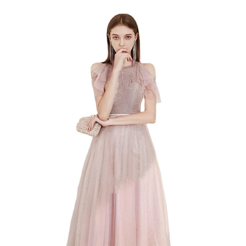 Luxury Evening Dress For Weddings with Long Sleeves