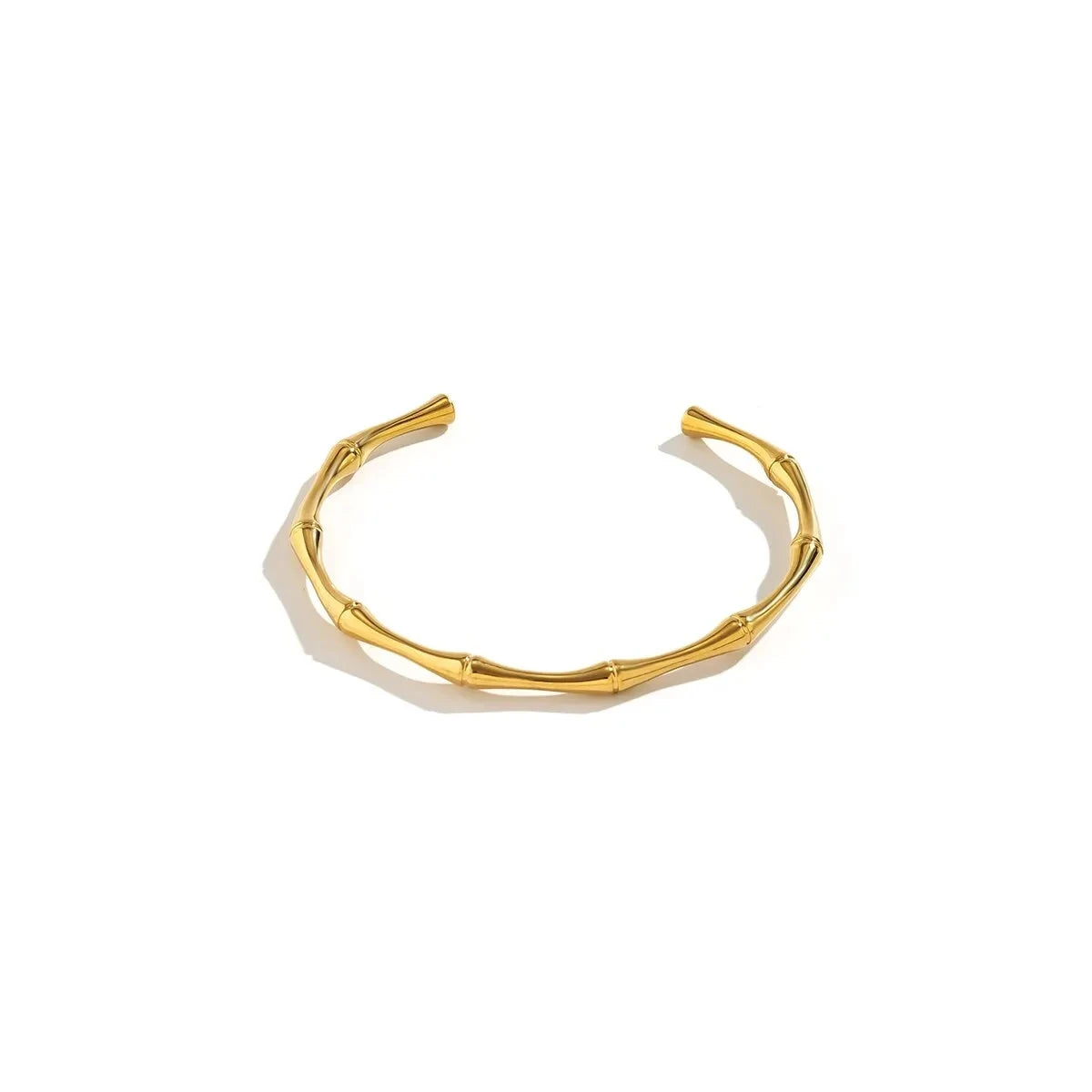 TrendTrots Goldenes Bambusarmband