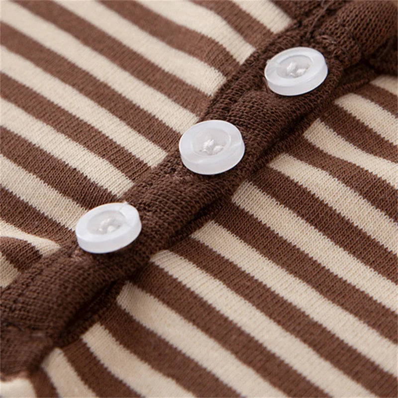 SummerGlow Striped Cotton T-Shirt for Girls