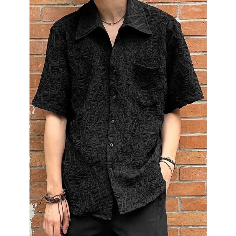 Vintage Jeugd Oversized Ruffled Shirt van RetroGlow