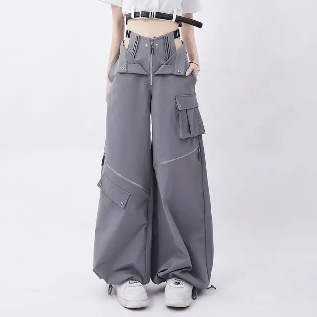 Pantalones cargo streetwear para mujeres