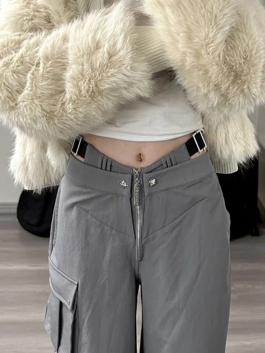 Pantalones cargo streetwear para mujeres