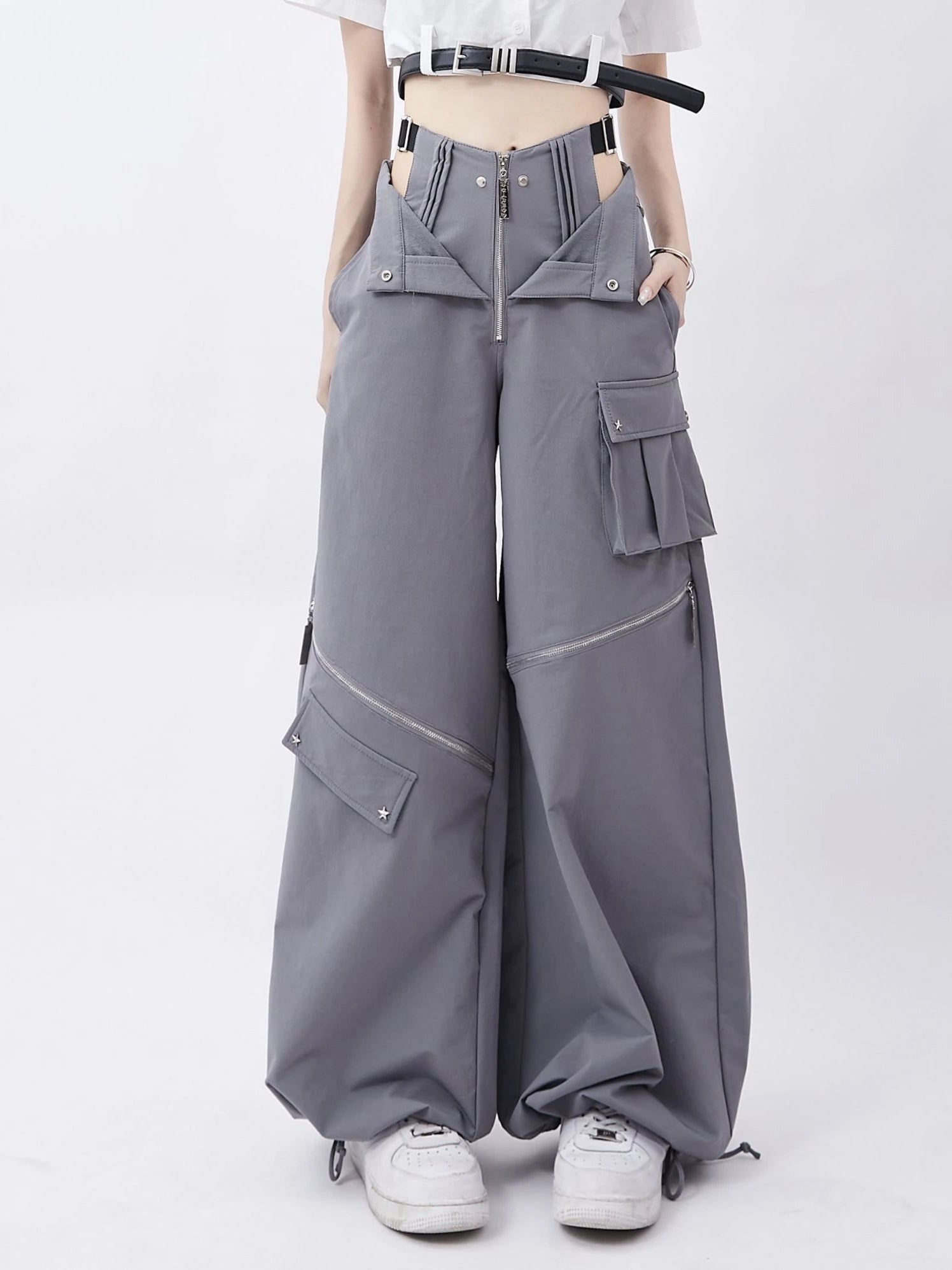 Pantalones cargo streetwear para mujeres