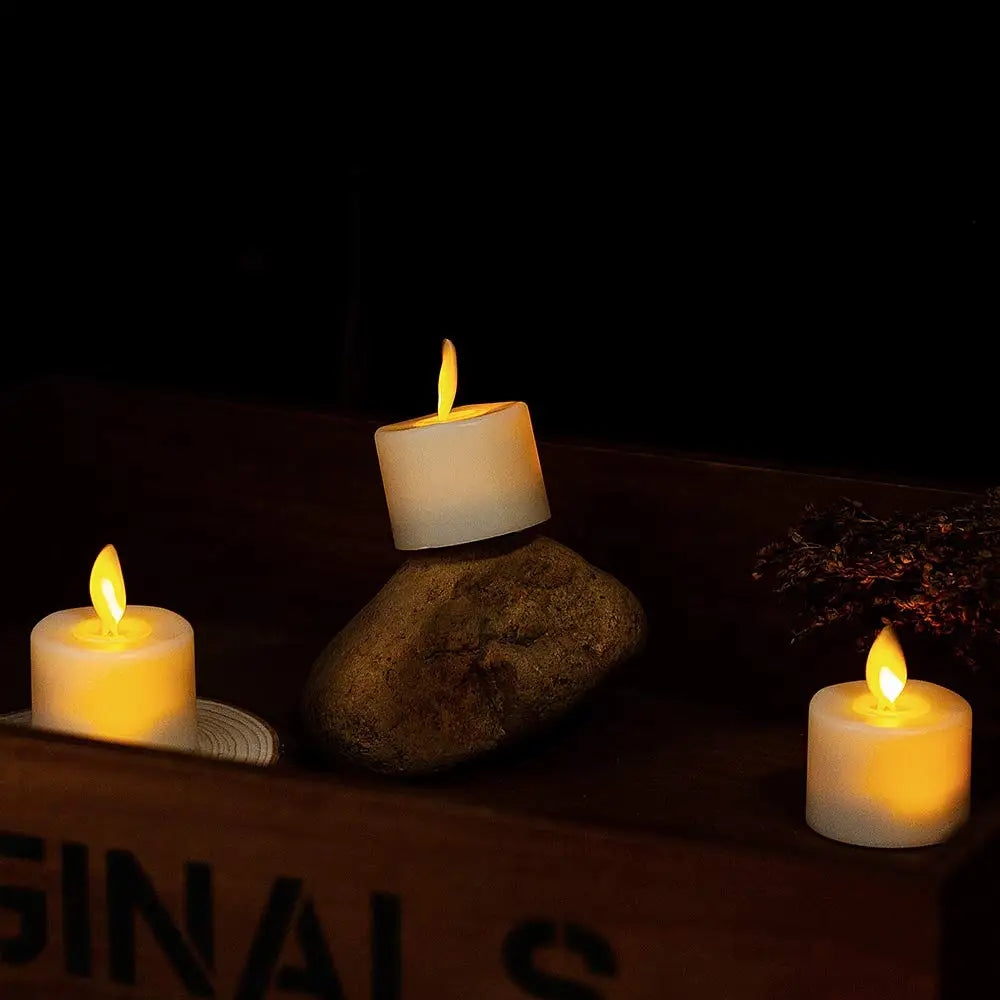 Candele LED Tremolanti Realistiche con Telecomando