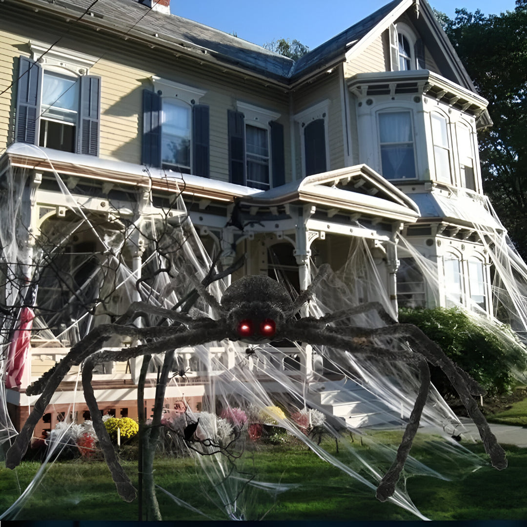 Realistische Haarige Spinne Halloween Decoratie