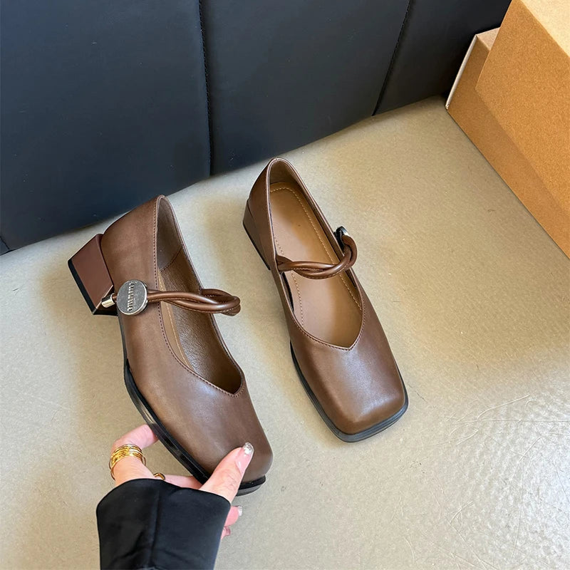 Luxe Elegance Mary Jane Shoes