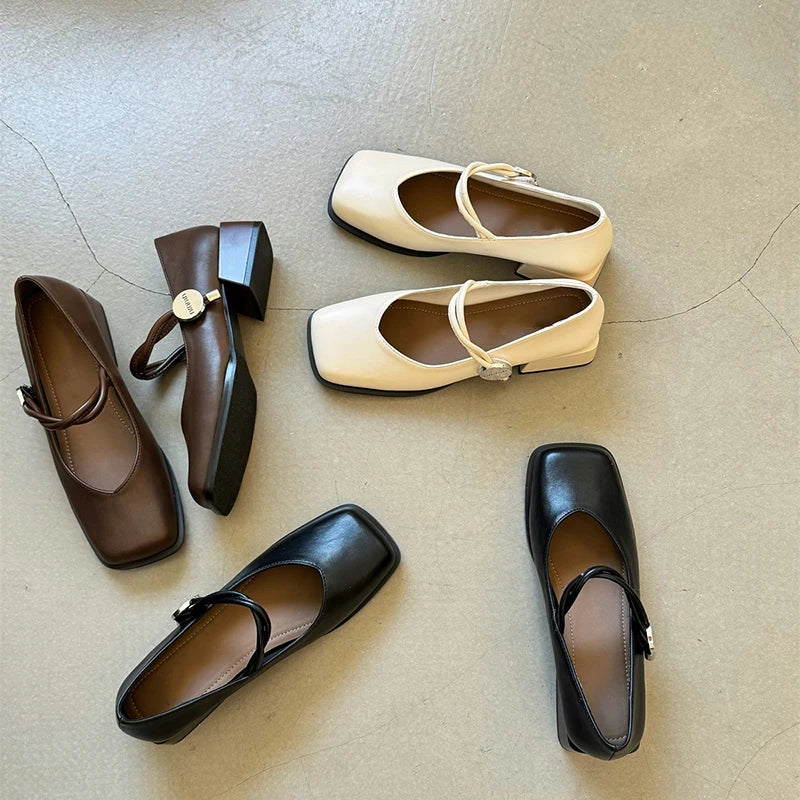 Luxe Elegance Mary Jane Shoes
