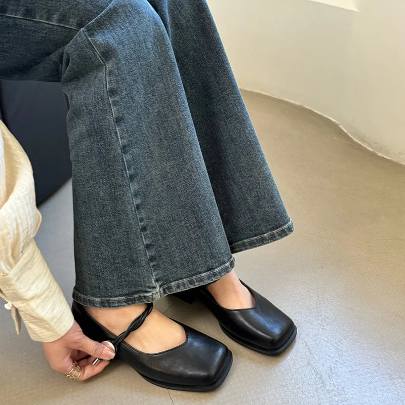 Luxe Elegance Mary Jane Shoes