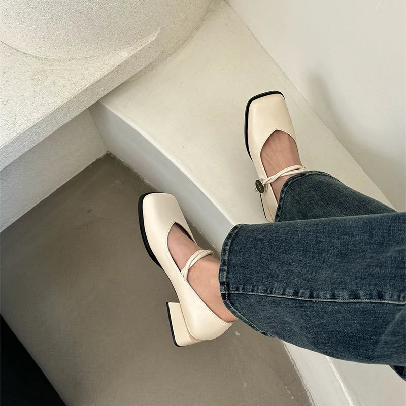Luxe Elegance Mary Jane Shoes