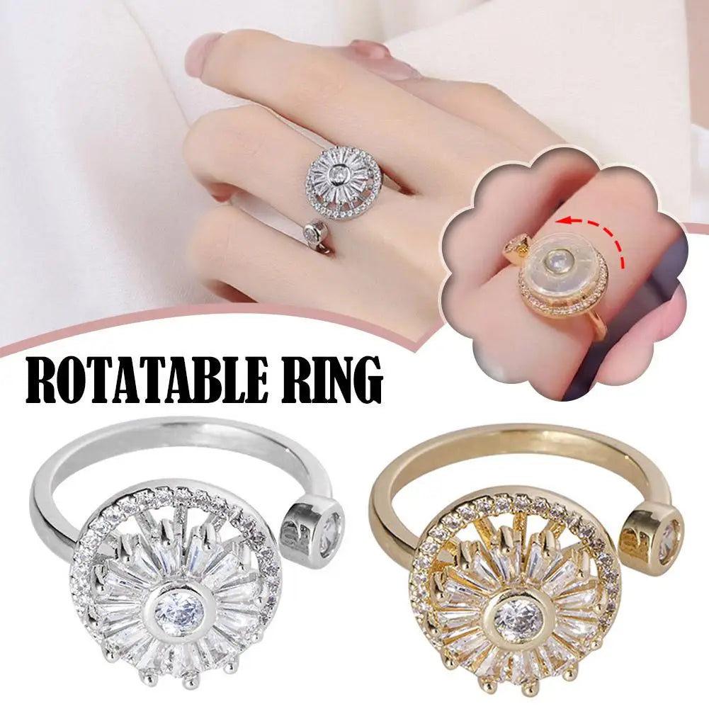 Rustgevende Retro Ring van Vreugde