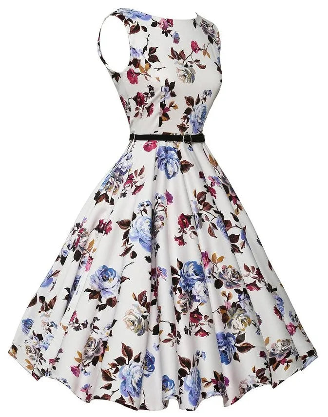 Prachtige Retro Zomerjurk van Luna voor Tijdloze Elegantie