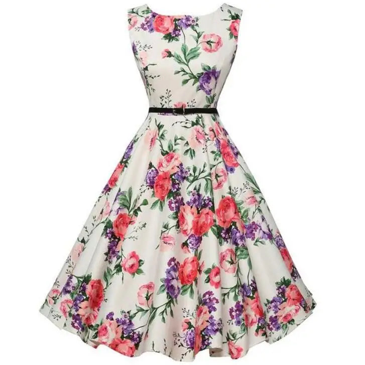 Prachtige Retro Zomerjurk van Luna voor Tijdloze Elegantie