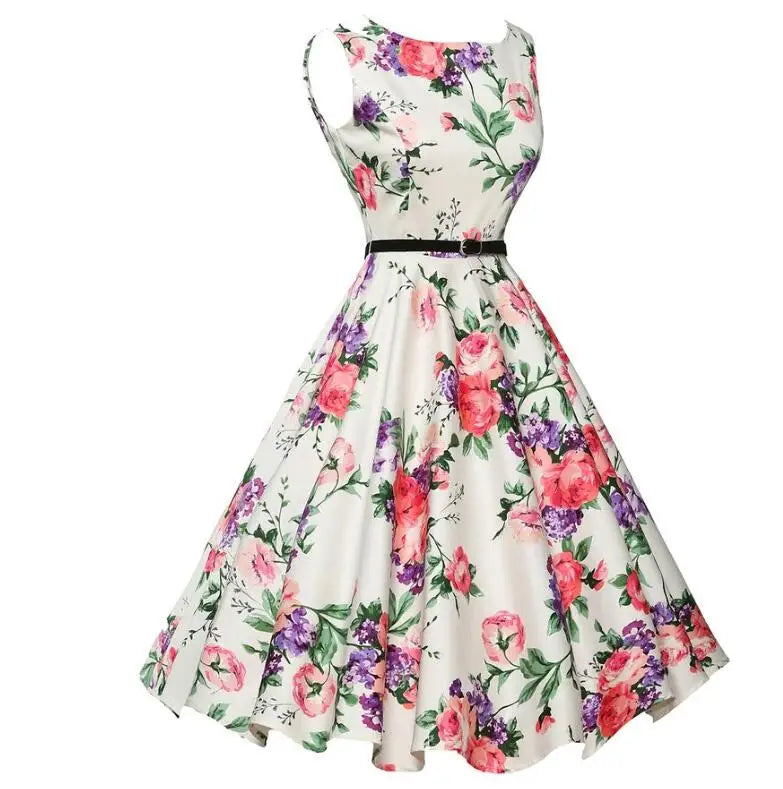 Prachtige Retro Zomerjurk van Luna voor Tijdloze Elegantie